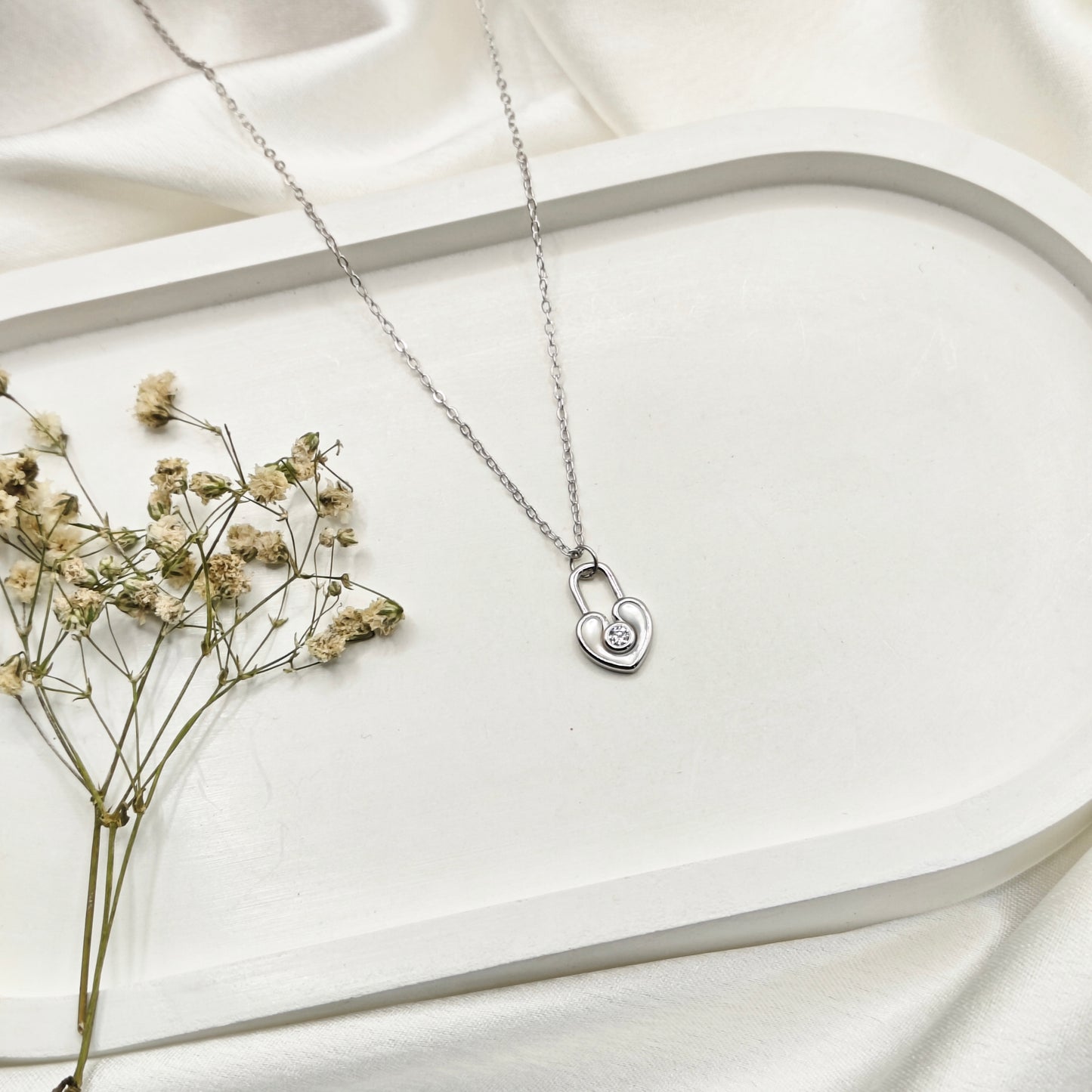 Heart Necklace 925 Silver