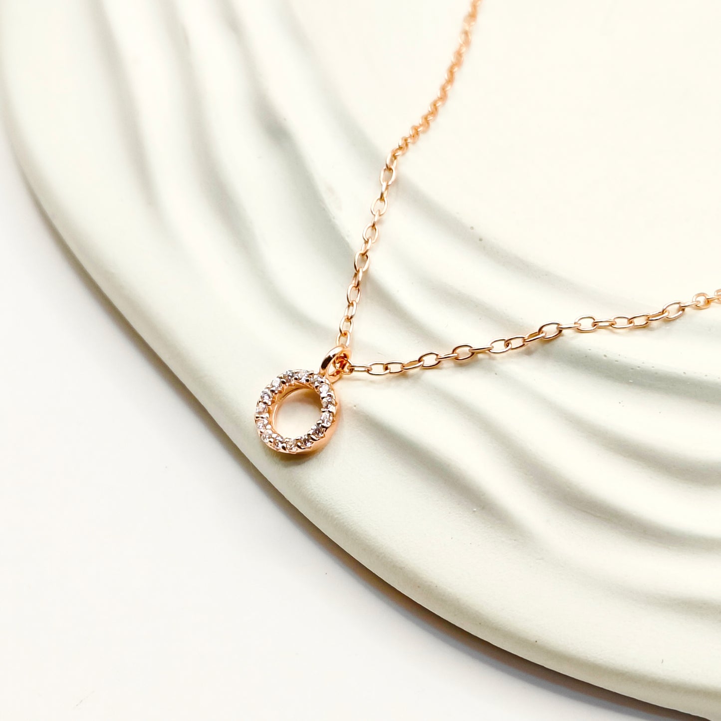 Kai Jewellery Set Rosegold Plated 925 Silver