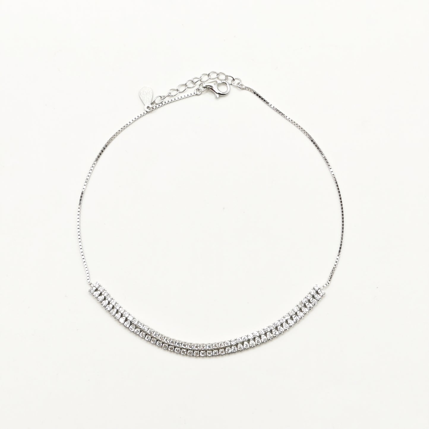Tennis Anklet 925 Silver