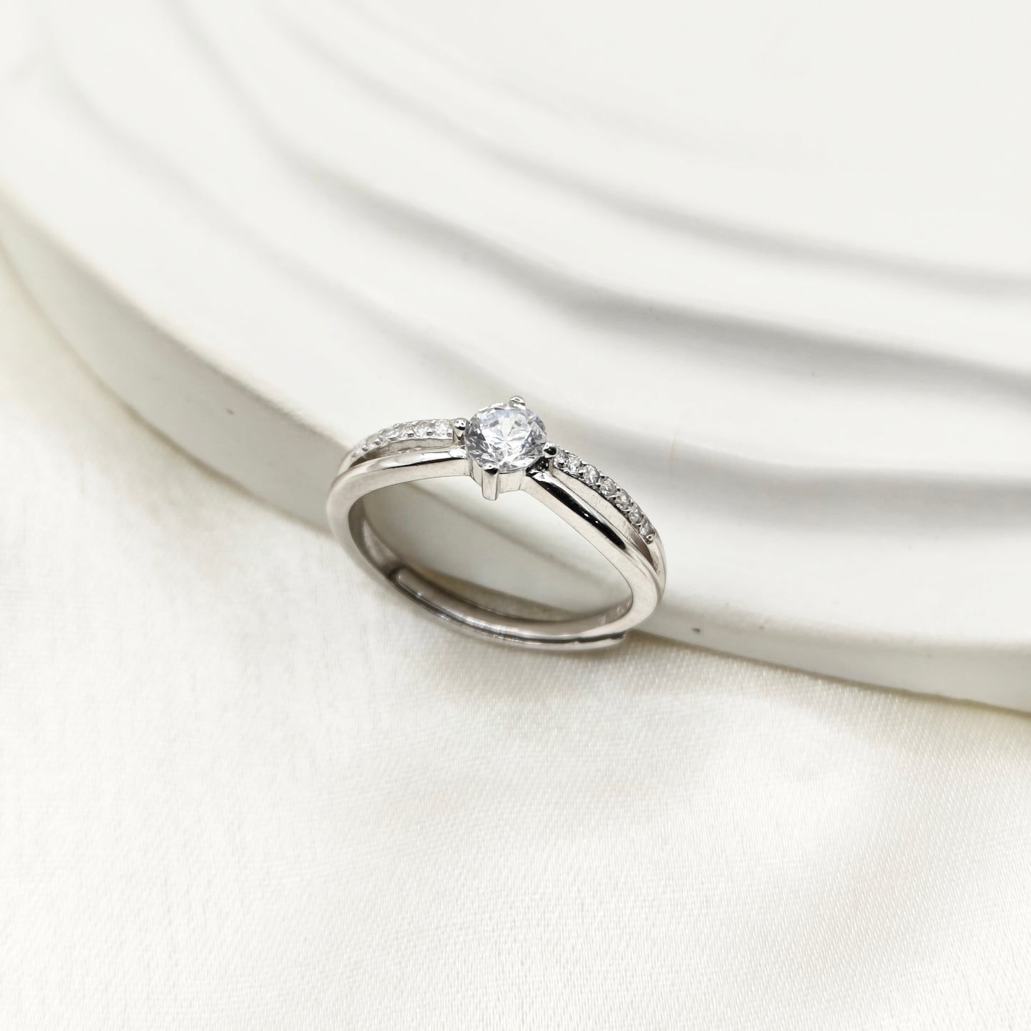 Solitaire Ring 925 Silver