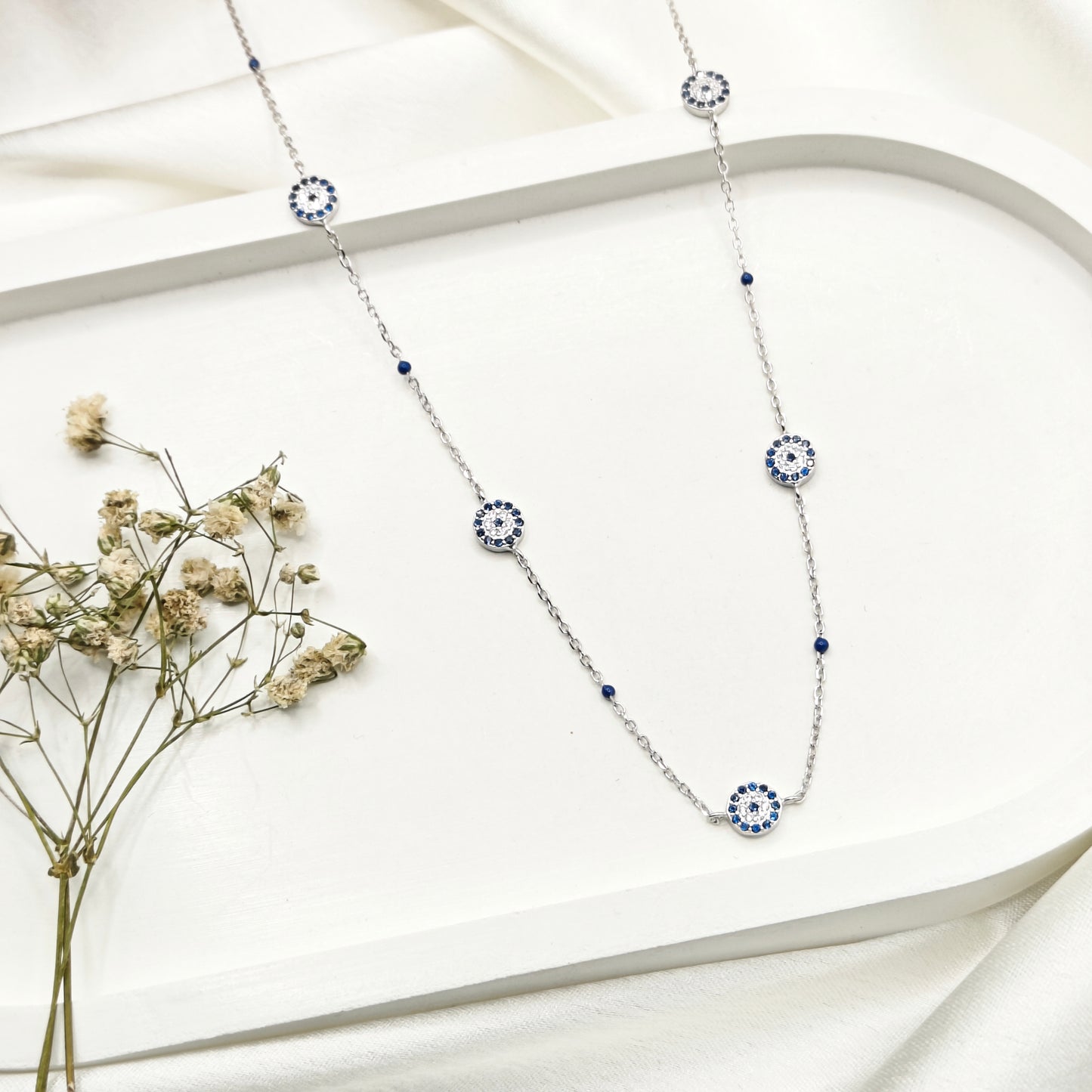Evil Eye Necklace 925 Silver