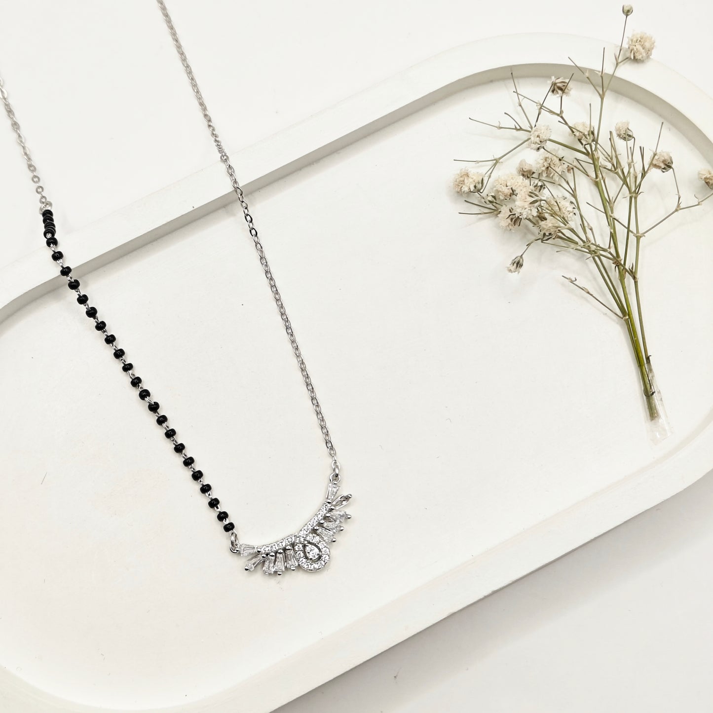 Phelenope Mangalsutra Necklace 925 Silver