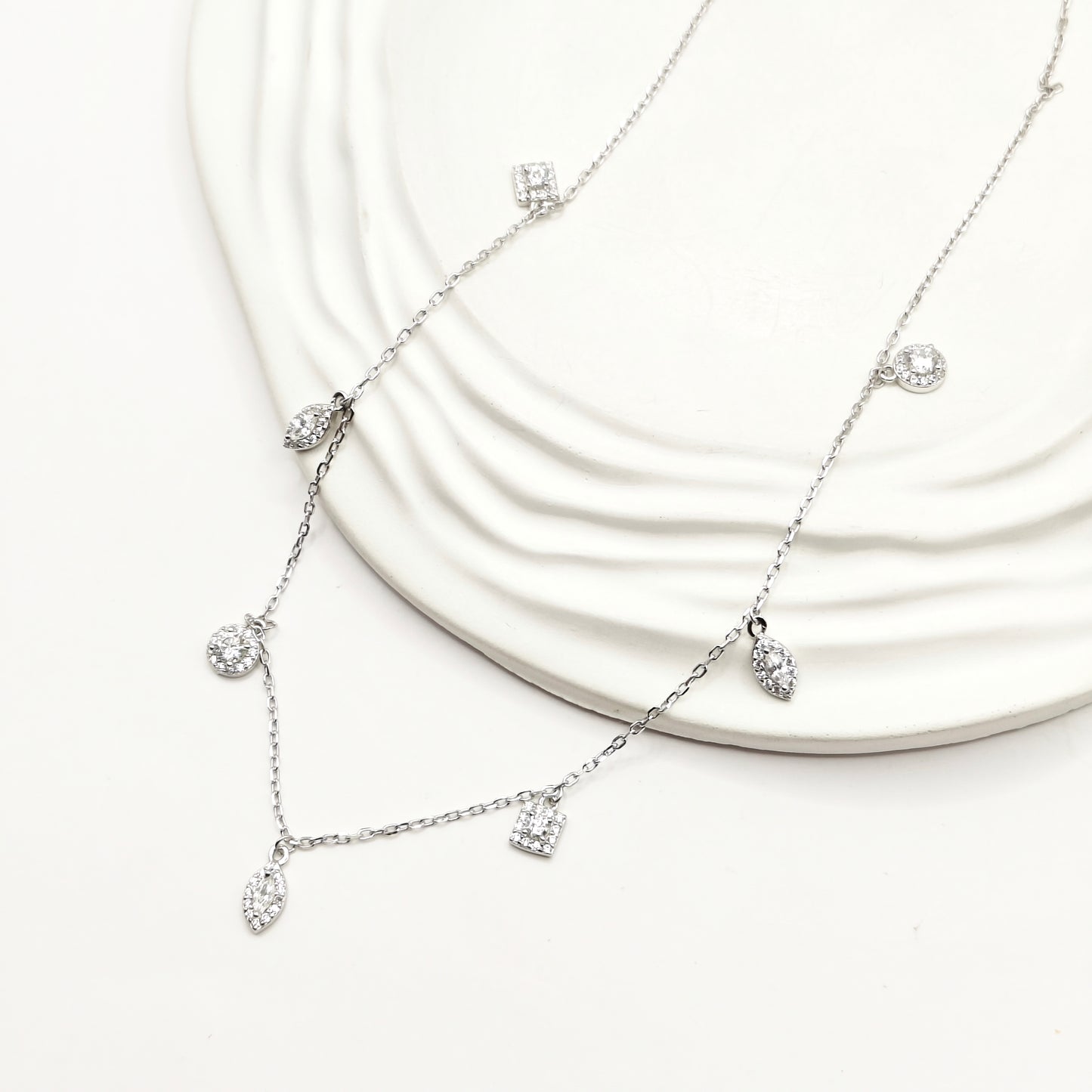 Zoe Charm Jewellery set 925 silver
