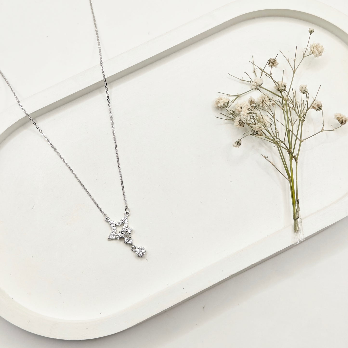 Star Necklace 925 Silver