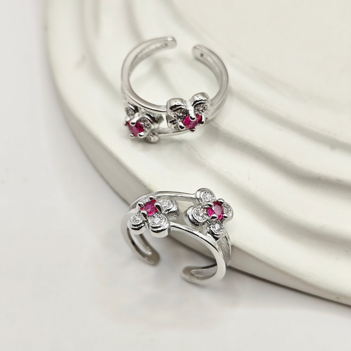 Ruby Toering 925 Silver