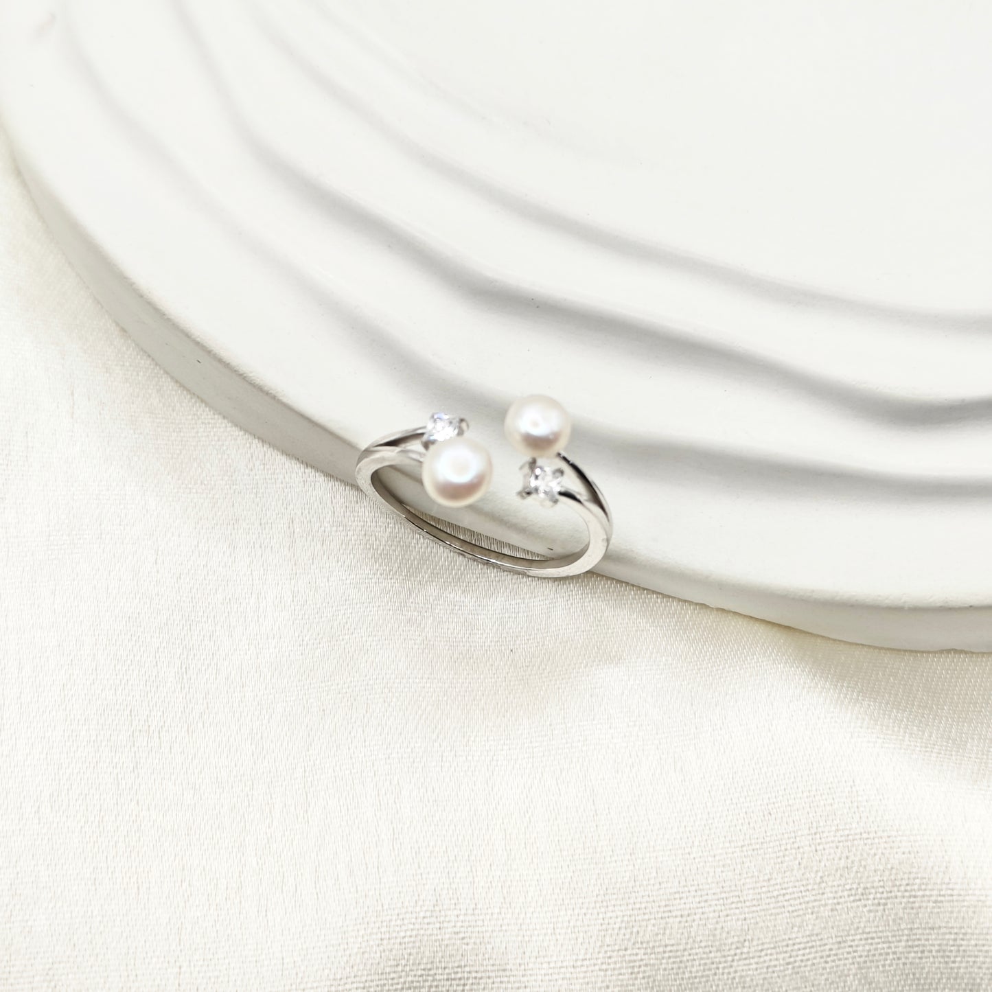 Serena Pearl Ring 925 Silver