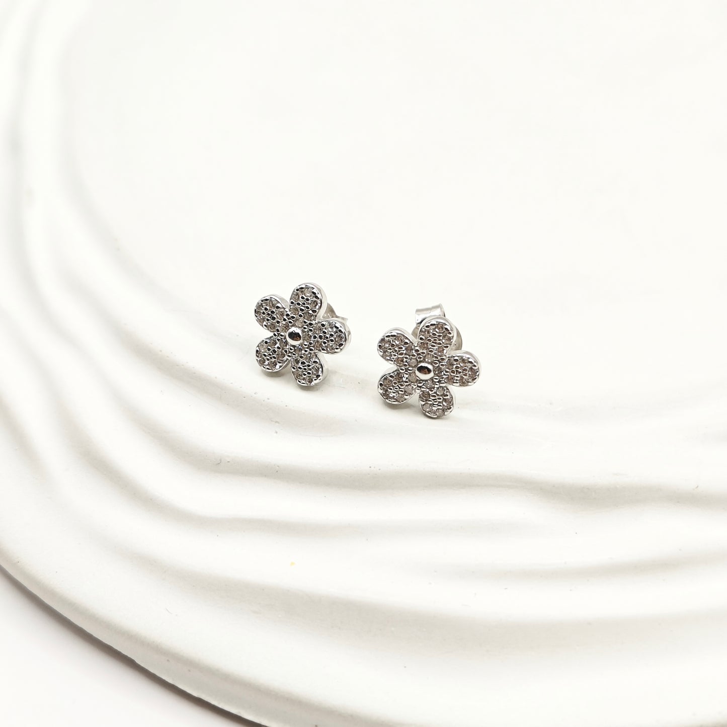 Flower Jewellery set 925 silver