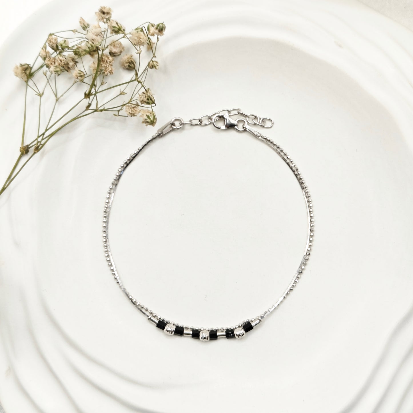 Solstice Layered Bracelet 925 Silver