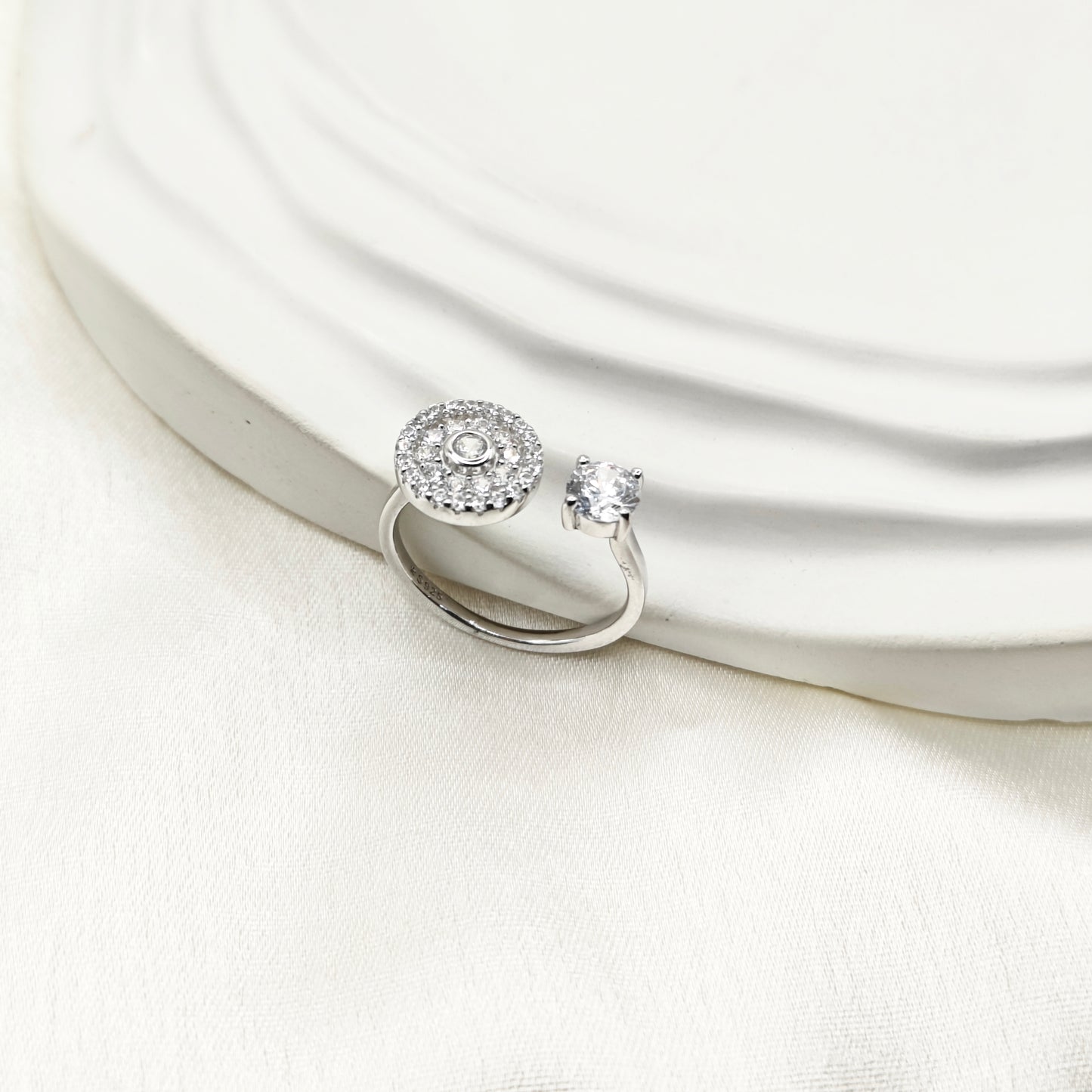 Halo Ring 925 Silver