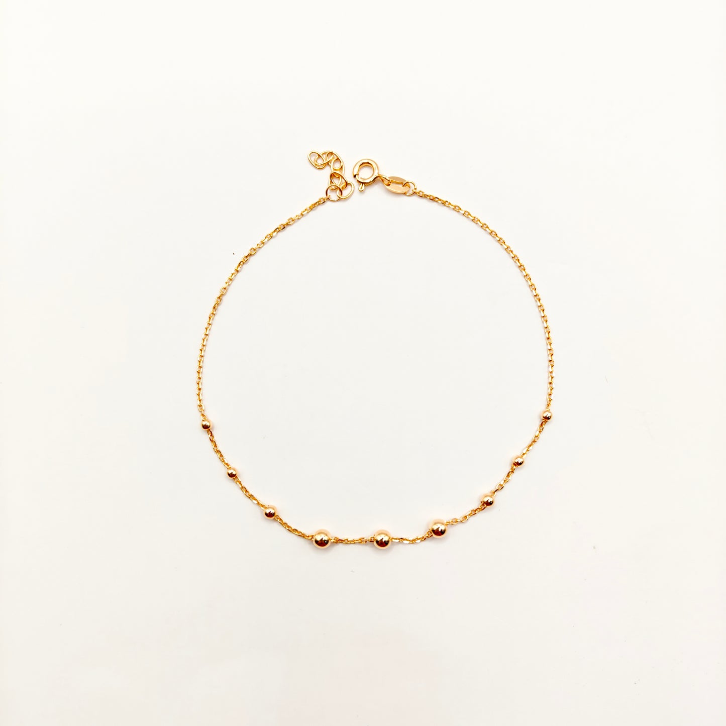 Sophie Anklet Rosegold Plated 925 Silver