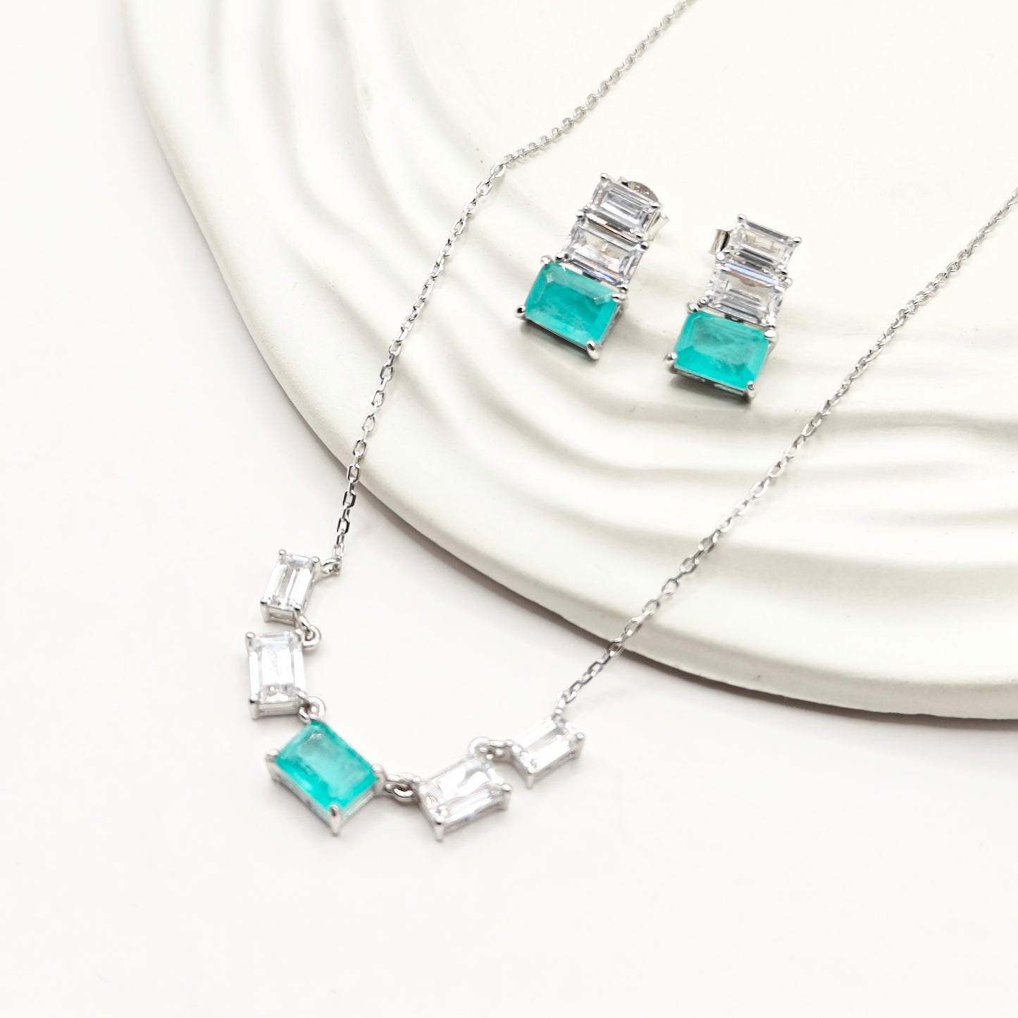 Turquoise Jewellery set 925 Silver