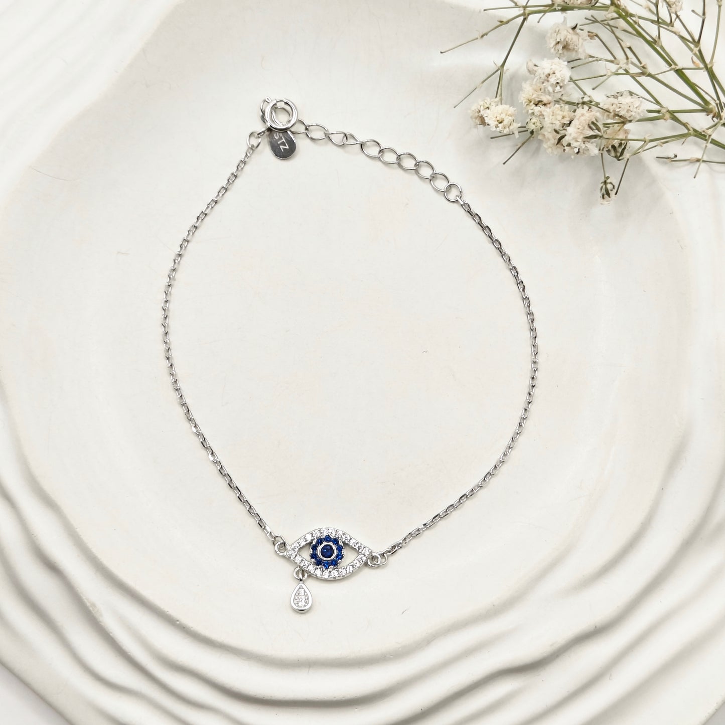 Evil Eye Bracelet 925 Silver