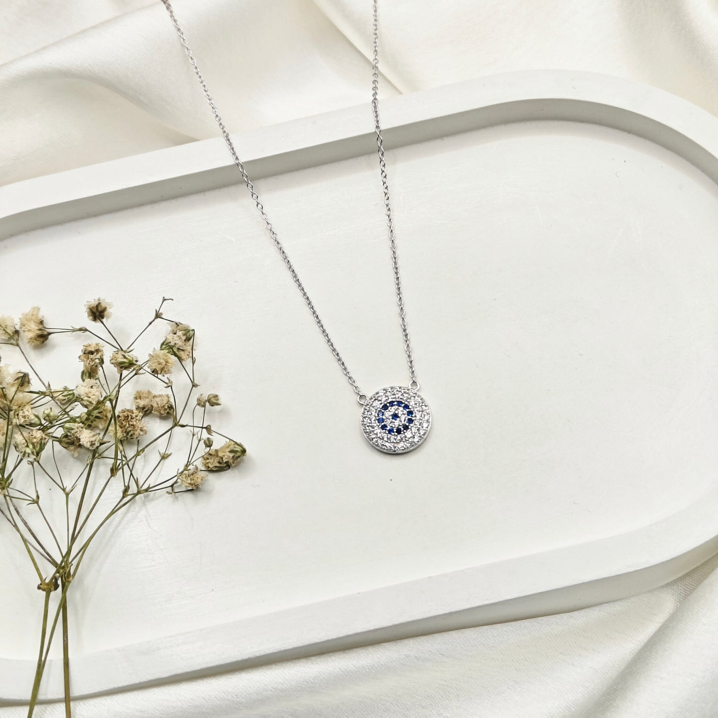 Evil Eye Necklace 925 Silver