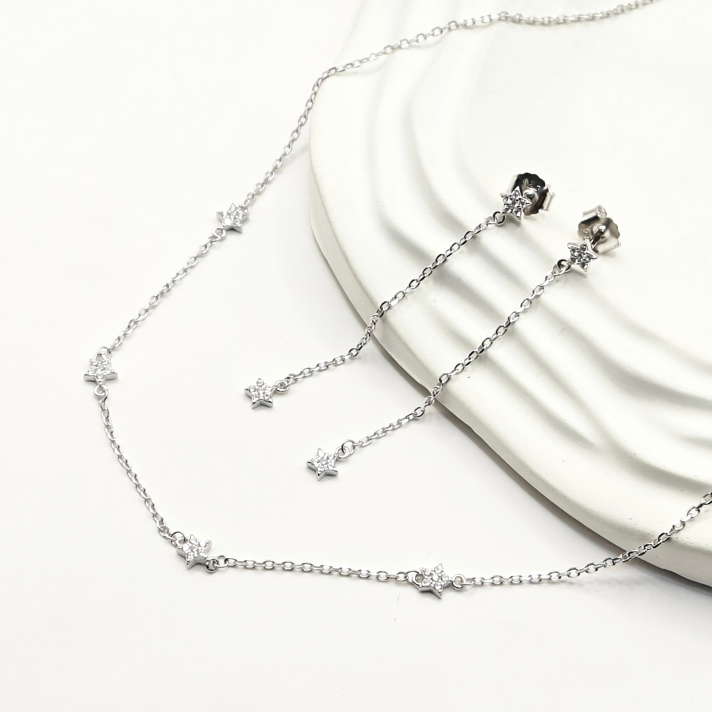 Starlight Jewellery Set 925 Silver
