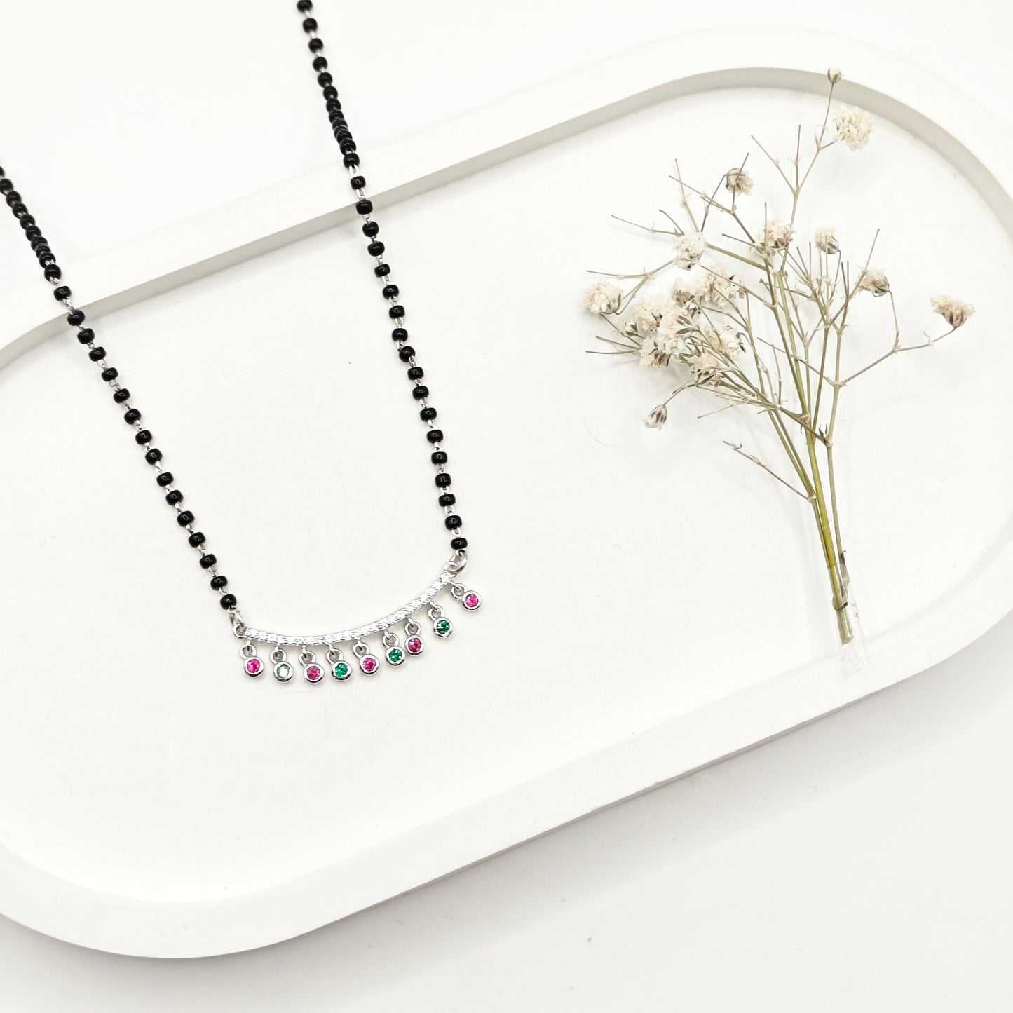 Classic Mangalsutra Necklace 925 Silver