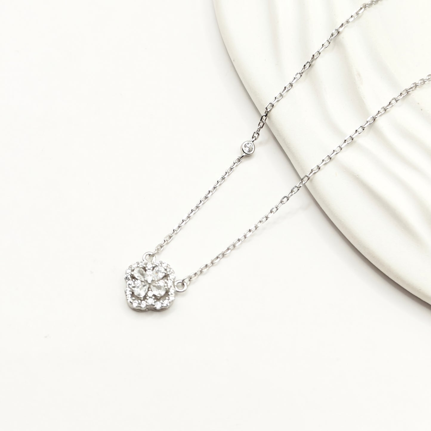 Clover Jewellery Set 925 silver
