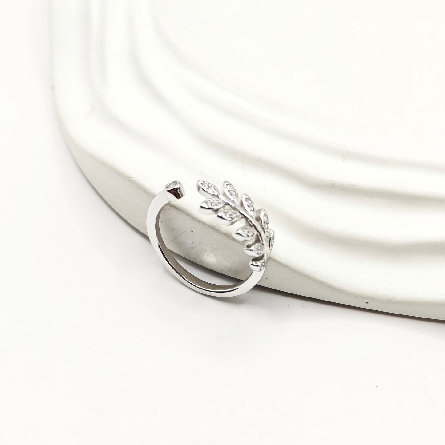 Leaf Toering 925 Silver