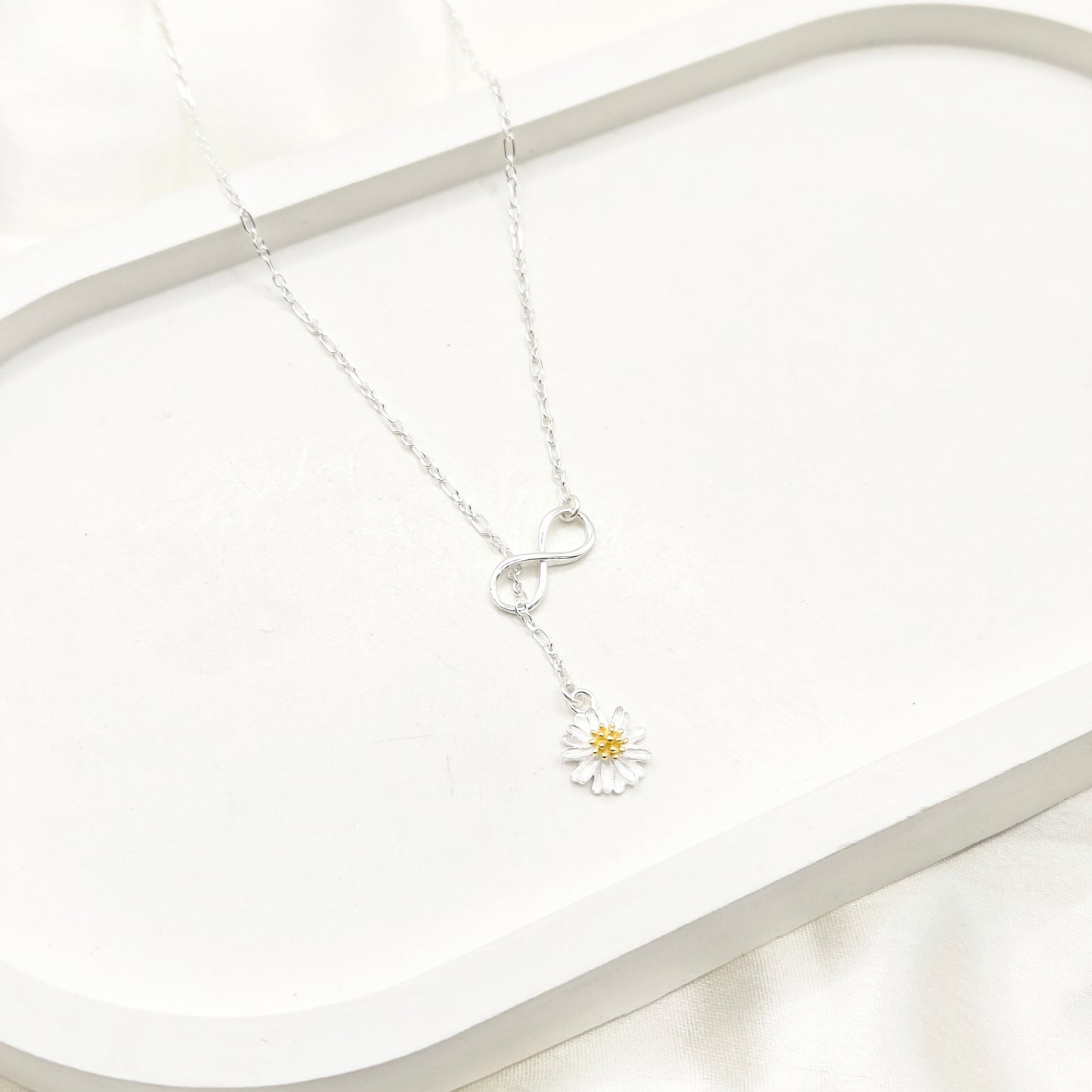 Sunflower Necklace 925 Silver