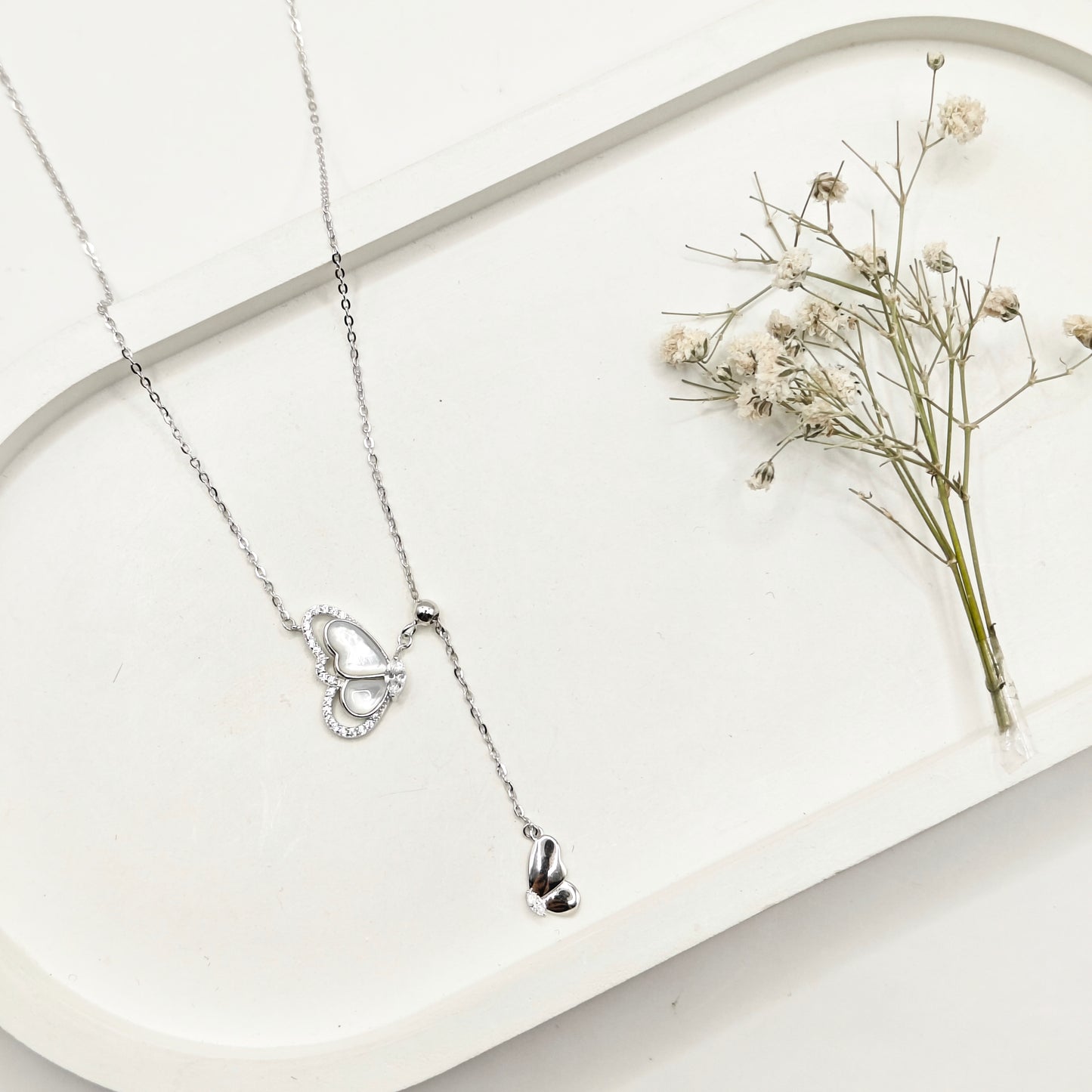 Butterfly Necklace 925 Silver