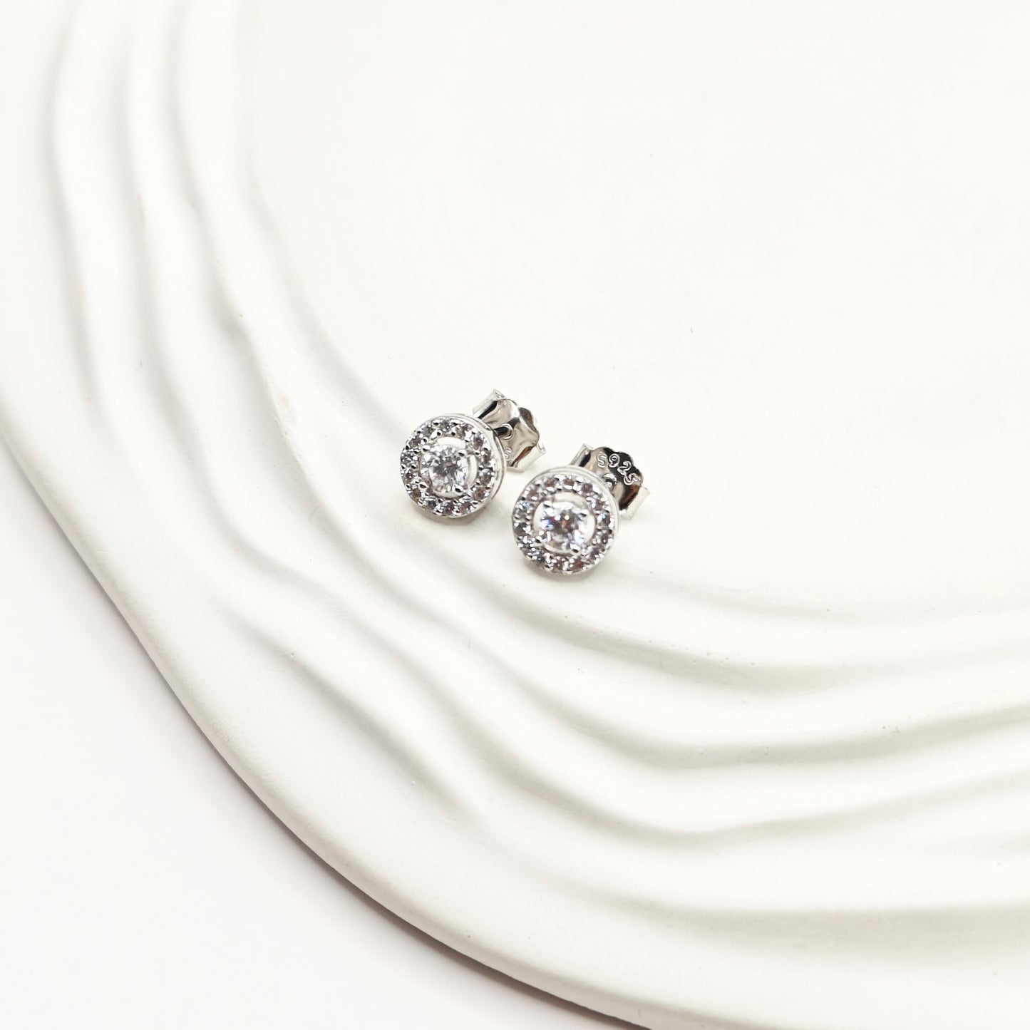 Halo Layered Mangalsutra Jewellery Set 925 Silver