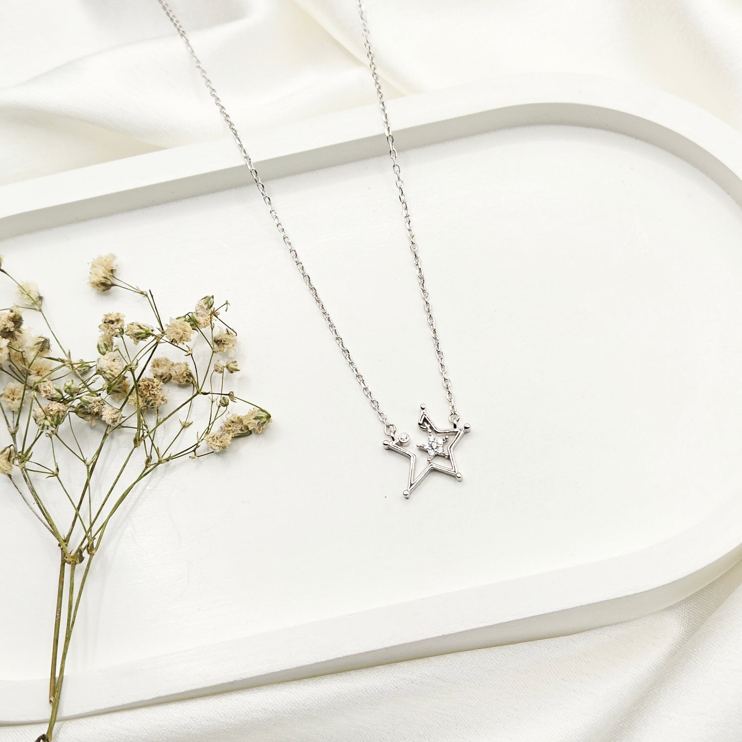 Star Necklace 925 Silver