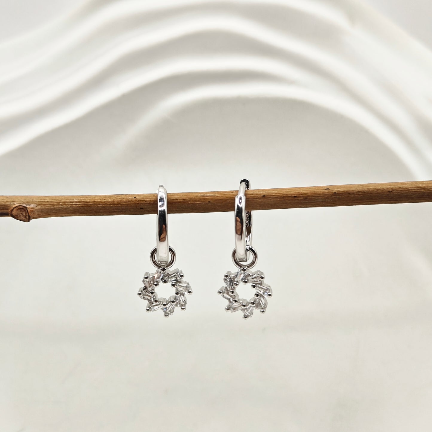 Eda Charm Earrings 925 Silver