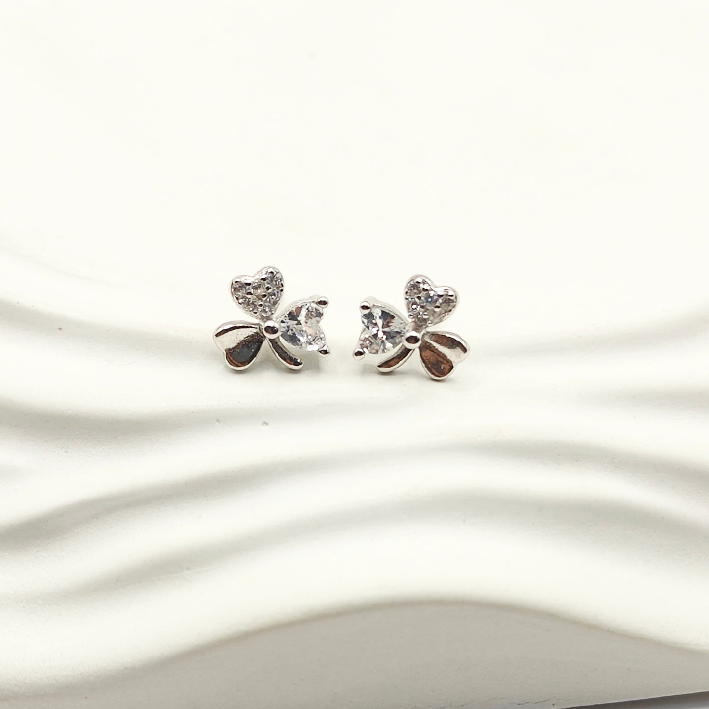 White Clover Earring 925 Silver