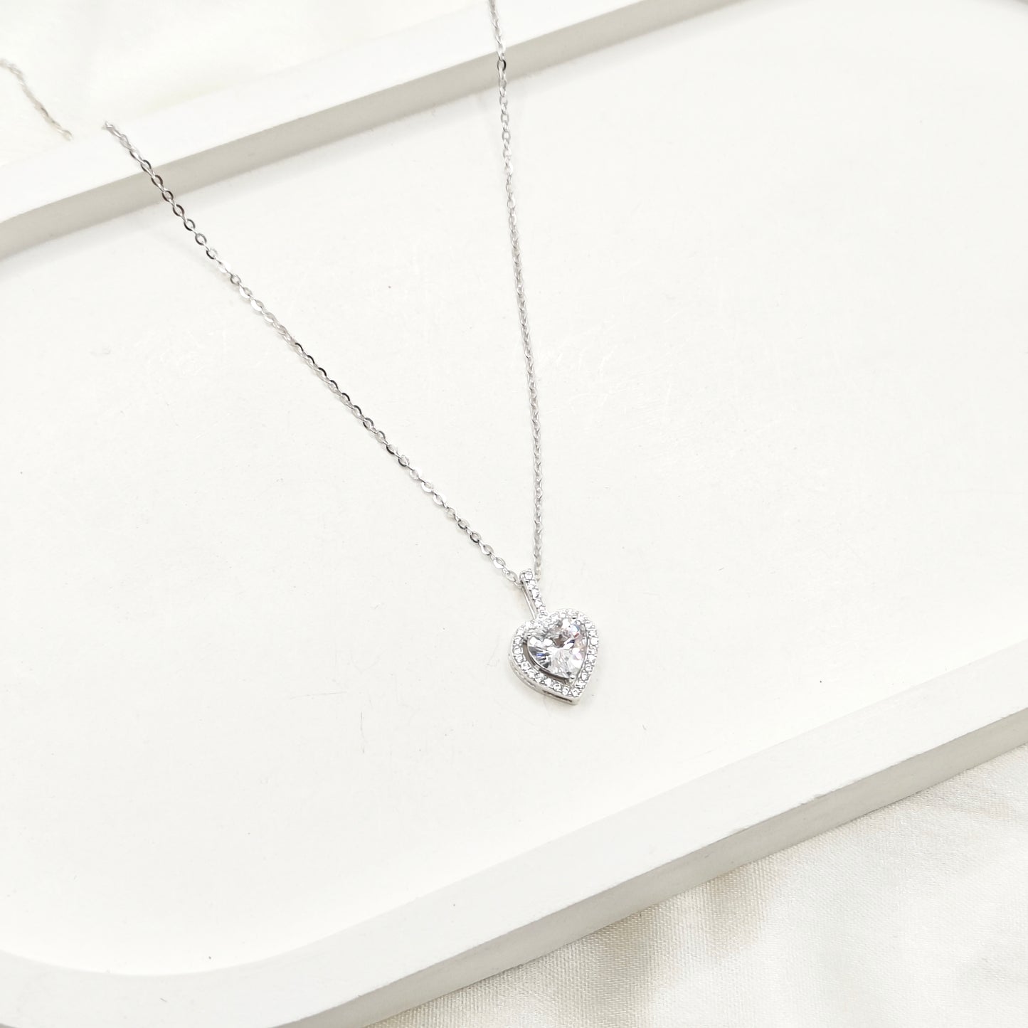 Heart Necklace 925 Silver