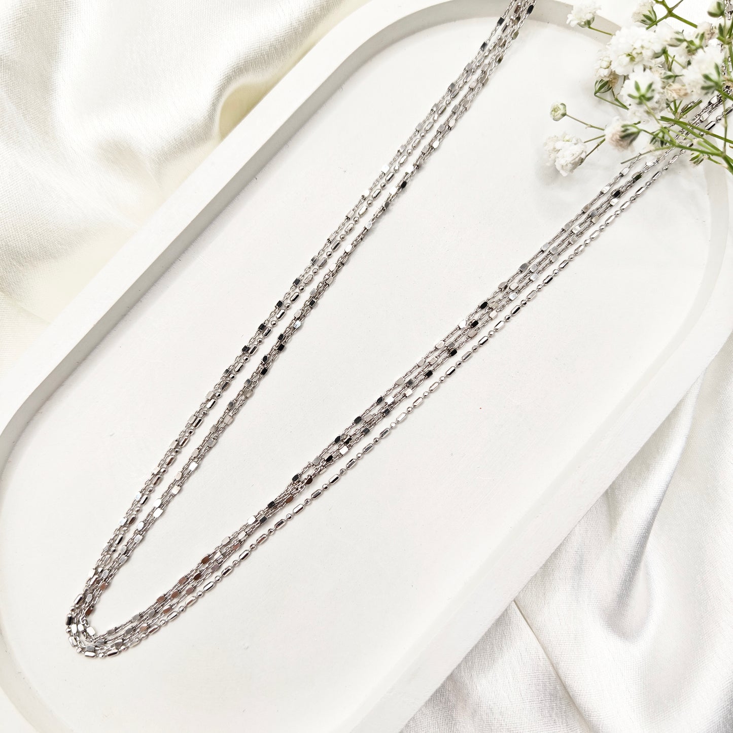 Samantha Layered Chain 925 Silver