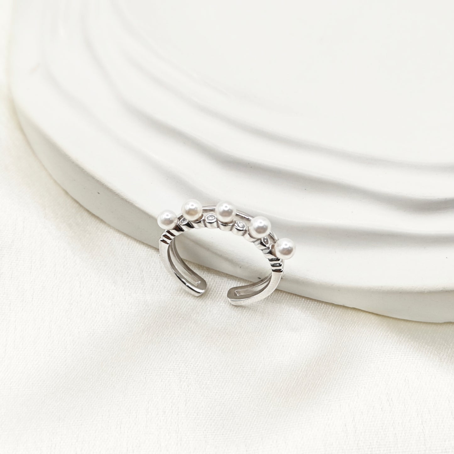 Pearl Ring 925 Silver
