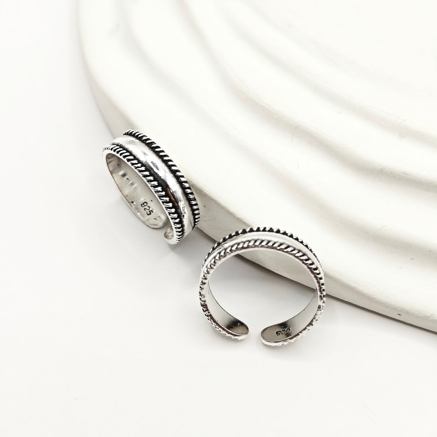 Oxide Toering 925 Silver