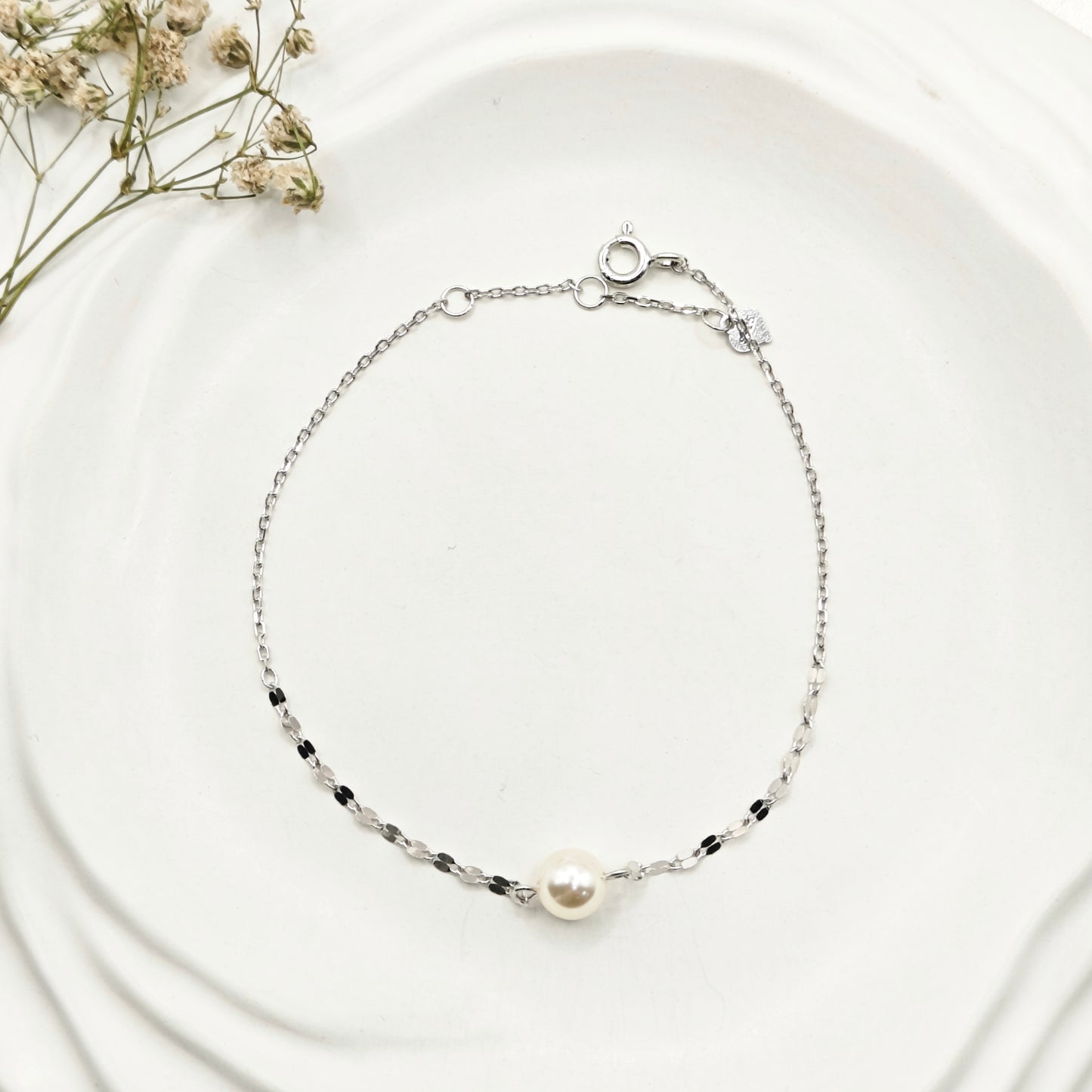 Pearl Bracelet 925 Silver