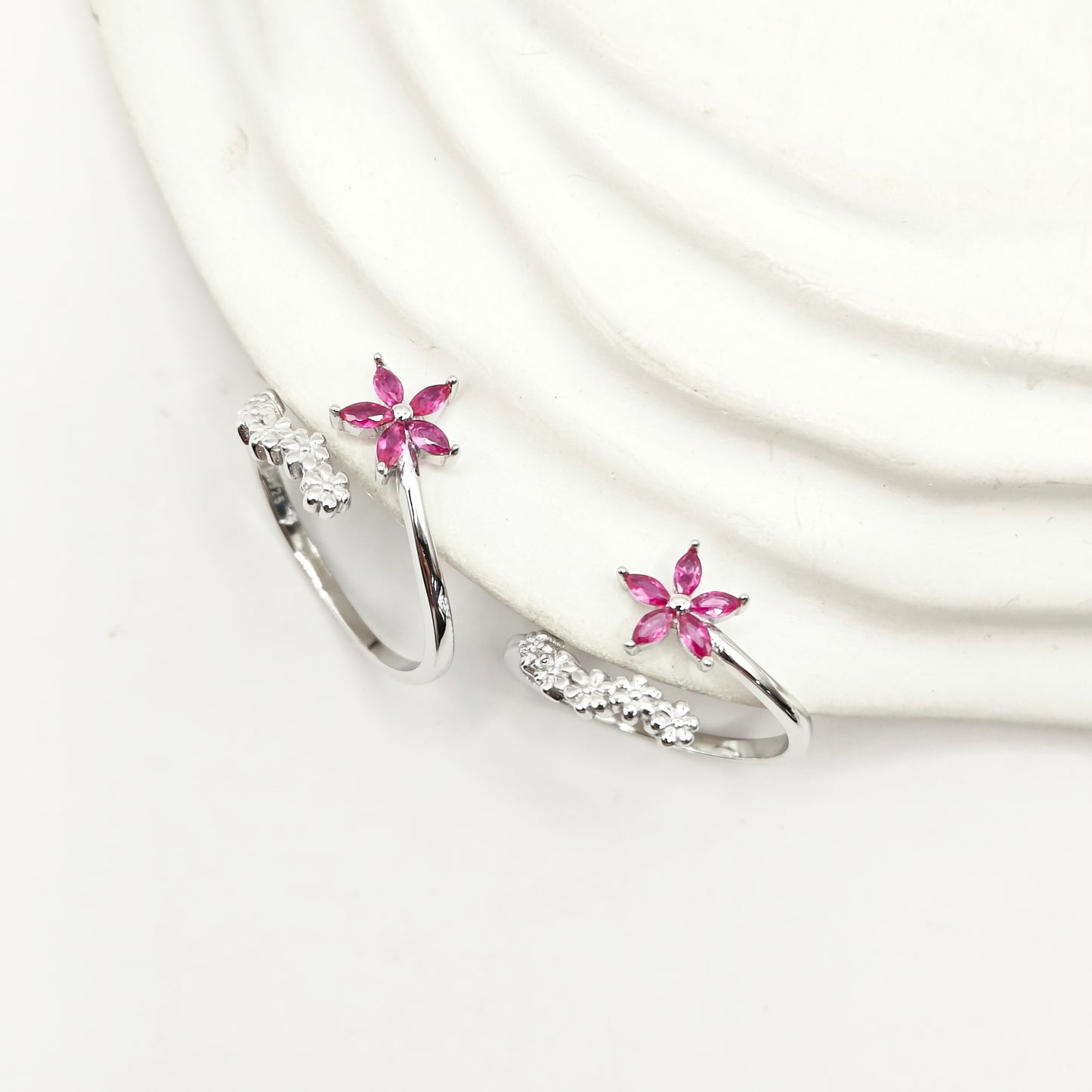 Peony Toering 925 Silver