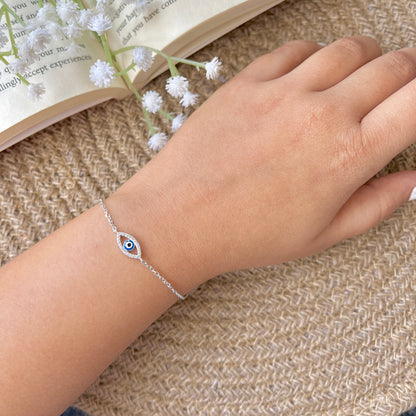Evil Eye Bracelet 925 Silver