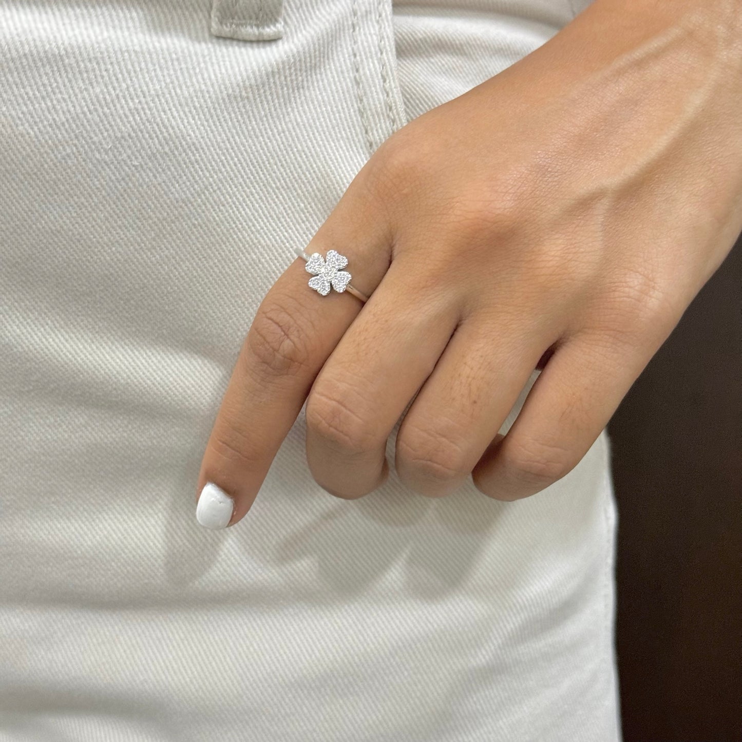 Clover Ring 925 Silver