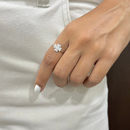 Clover Ring 925 Silver