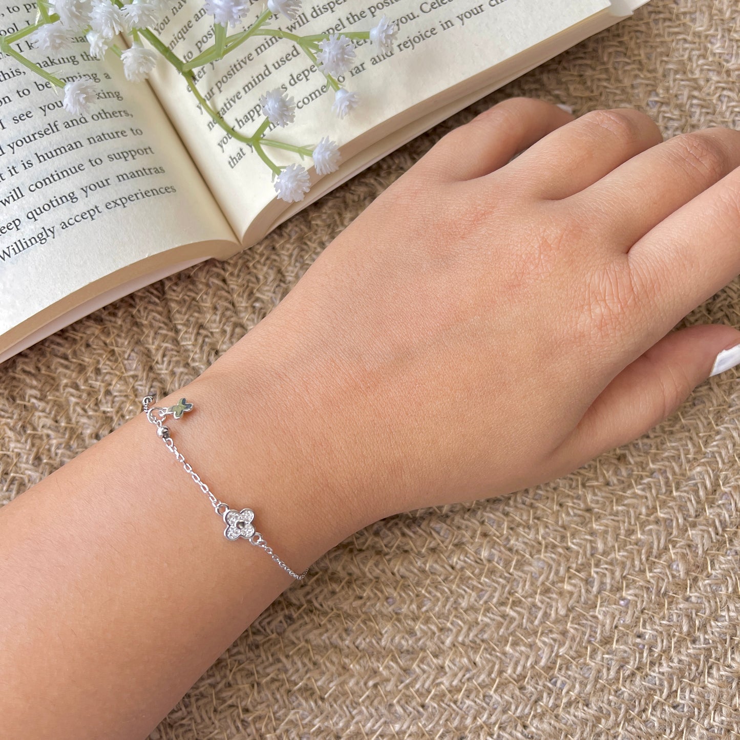 Clover Bracelet 925 Silver