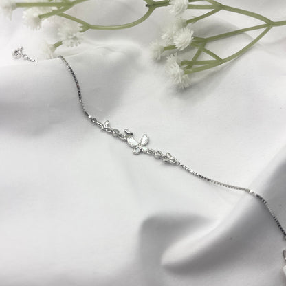 Butterfly Bracelet 925 Silver