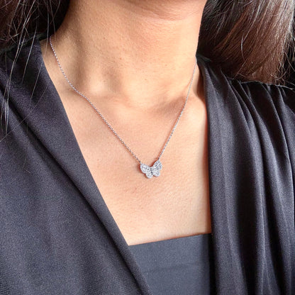 Butterfly Necklace 925 Silver