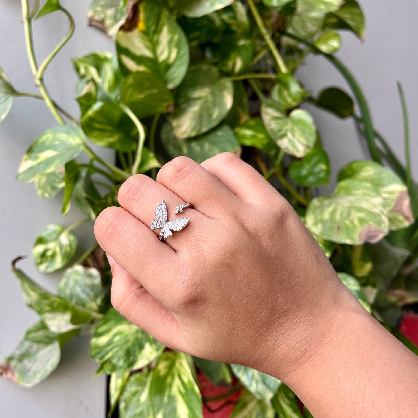 Butterfly Ring 925 Silver