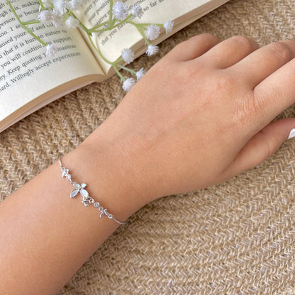 Butterfly Bracelet 925 Silver