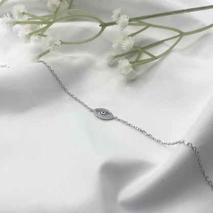 Evil Eye Bracelet 925 Silver