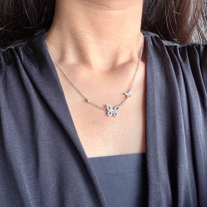 Butterfly Necklace 925 Silver