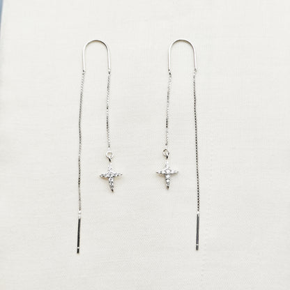 Billie Sui Dhaga Earrings 925 Silver