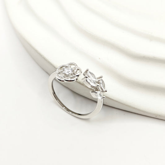 Flower Ring 925 Silver