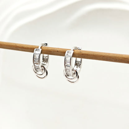 Indy Hoop Earrings 925 Silver