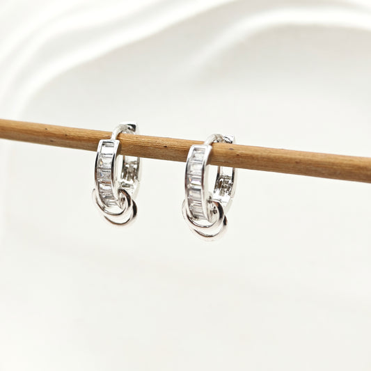 Indy Hoop Earrings 925 Silver