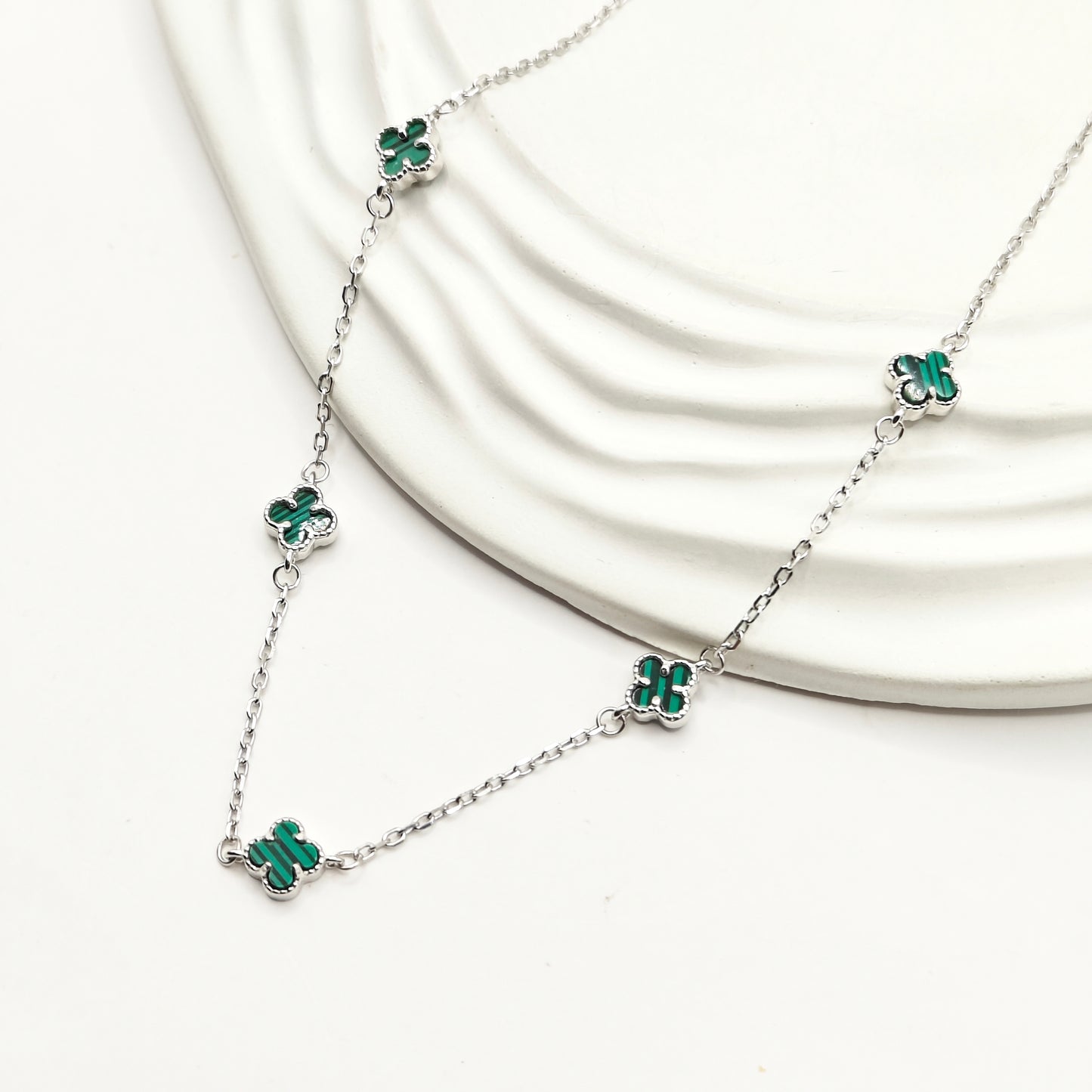 Clover Jewellery Set 925 Silver