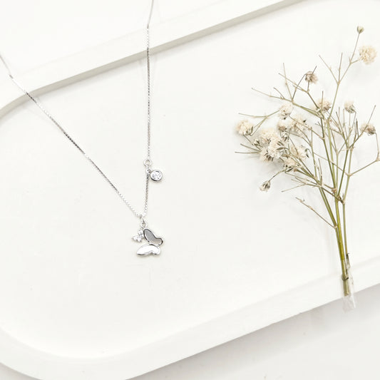 Butterfly Necklace 925 Silver