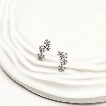 Flower Jewellery Set 925 Silver
